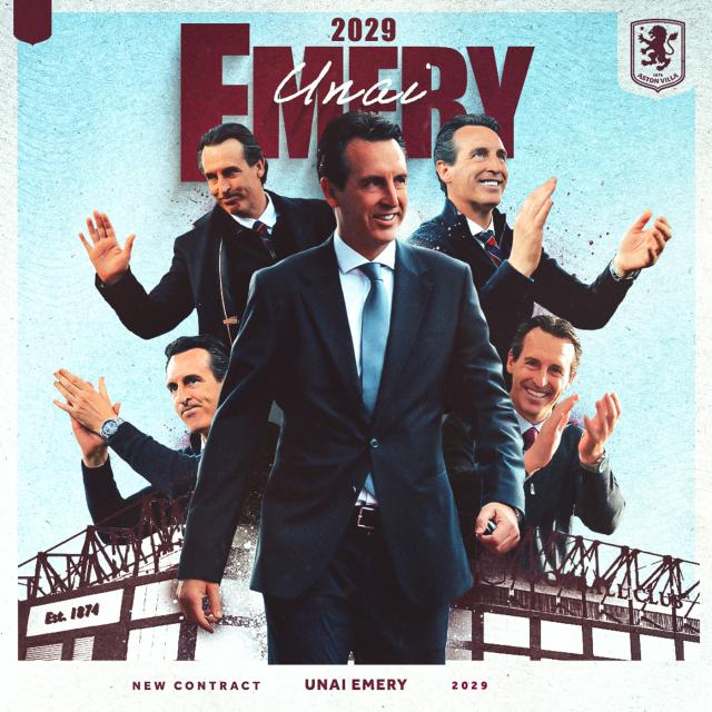 博鱼app-官方：维拉再次与埃梅里续约 新合同签至2029年